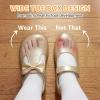 image:imageSTQ Toddler Girls Mary Jane Dress Shoes  Wide Toe Box amp Zero Drop Sole for Healthy First Walking  NonSlip T Strap Bow Ballet Flats for School Uniforms Weddings amp PartiesGold