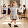 image:imageSTQ Toddler Girls Mary Jane Dress Shoes  Wide Toe Box amp Zero Drop Sole for Healthy First Walking  NonSlip T Strap Bow Ballet Flats for School Uniforms Weddings amp PartiesBlack