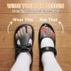 image:imageSTQ Toddler Girls Mary Jane Dress Shoes  Wide Toe Box amp Zero Drop Sole for Healthy First Walking  NonSlip T Strap Bow Ballet Flats for School Uniforms Weddings amp PartiesBlack