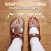 image:imageSTQ Toddler Girls Mary Jane Dress Shoes  Wide Toe Box amp Zero Drop Sole for Healthy First Walking  NonSlip T Strap Bow Ballet Flats for School Uniforms Weddings amp PartiesBrown