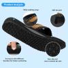 image:imageSTQ Orthopedic Flip Flops for WomenAdjustable Beach Sandals with Arch Support for Plantar Fasciitis ReliefAll Black