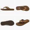 image:imageSTQ Orthopedic Flip Flops for WomenAdjustable Beach Sandals with Arch Support for Plantar Fasciitis ReliefCoffee