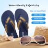 image:imageSTQ Orthopedic Flip Flops for WomenAdjustable Beach Sandals with Arch Support for Plantar Fasciitis ReliefNavy