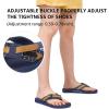 image:imageSTQ Orthopedic Flip Flops for WomenAdjustable Beach Sandals with Arch Support for Plantar Fasciitis ReliefNavy