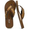 image:imageSTQ Orthopedic Flip Flops for WomenAdjustable Beach Sandals with Arch Support for Plantar Fasciitis ReliefCoffee