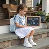 image:imageSTQ Toddler Girls Mary Jane Dress Shoes  Wide Toe Box amp Zero Drop Sole for Healthy First Walking  NonSlip T Strap Bow Ballet Flats for School Uniforms Weddings amp PartiesAll White