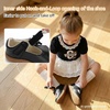 image:imageSTQ Toddler Girls Dress Shoes Wide Toe Box Mary Jane Flats Ballet Wedding School Uniform Flower Ballerina Baby First Walking 612 1218 Months Babies Casual with Zero Drop Black Infant Size 4