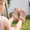 image:imageSTQ Toddler Boy Girl Sandals Wide Toe Box Mary Jane Dress Shoes for Party School Uniform Summer Flower Girls ShoesRose Pink