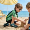 image:imageSTQ Kids Water Shoes Quick Dry Slip On Beach Swim Pool Sandals  Closed Toe Non Slip Lightweight Water Park Toddler Little KidBlack Shark