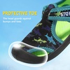 image:imageSTQ Kids Water Shoes Quick Dry Slip On Beach Swim Pool Sandals  Closed Toe Non Slip Lightweight Water Park Toddler Little KidBlack Shark