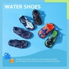 image:imageSTQ Kids Water Shoes Quick Dry Slip On Beach Swim Pool Sandals  Closed Toe Non Slip Lightweight Water Park Toddler Little KidBlack Shark