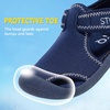 image:imageSTQ Kids Water Shoes Quick Dry Slip On Beach Swim Pool Sandals  Closed Toe Non Slip Lightweight Water Park Toddler Little KidDark Blue