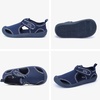 image:imageSTQ Kids Water Shoes Quick Dry Slip On Beach Swim Pool Sandals  Closed Toe Non Slip Lightweight Water Park Toddler Little KidDark Blue