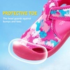 image:imageSTQ Kids Water Shoes Quick Dry Slip On Beach Swim Pool Sandals  Closed Toe Non Slip Lightweight Water Park Toddler Little KidHot Pink Camo