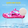 image:imageSTQ Kids Water Shoes Quick Dry Slip On Beach Swim Pool Sandals  Closed Toe Non Slip Lightweight Water Park Toddler Little KidHot Pink Camo