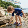 image:imageSTQ Kids Water Shoes Quick Dry Slip On Beach Swim Pool Sandals  Closed Toe Non Slip Lightweight Water Park Toddler Little KidNavy Orange Dinosaur