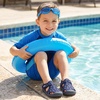 image:imageSTQ Kids Water Shoes Quick Dry Slip On Beach Swim Pool Sandals  Closed Toe Non Slip Lightweight Water Park Toddler Little KidNavy Shark
