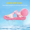 image:imageSTQ Kids Water Shoes Quick Dry Slip On Beach Swim Pool Sandals  Closed Toe Non Slip Lightweight Water Park Toddler Little KidPink Dinosaur