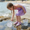 image:imageSTQ Kids Water Shoes Quick Dry Slip On Beach Swim Pool Sandals  Closed Toe Non Slip Lightweight Water Park Toddler Little KidPink Mermaidscale