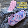 image:imageSTQ Kids Water Shoes Quick Dry Slip On Beach Swim Pool Sandals  Closed Toe Non Slip Lightweight Water Park Toddler Little KidPink Mermaidscale