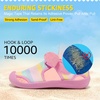 image:imageSTQ Kids Water Shoes Quick Dry Slip On Beach Swim Pool Sandals  Closed Toe Non Slip Lightweight Water Park Toddler Little KidPink Rainbow