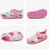 image:imageSTQ Kids Water Shoes Quick Dry Slip On Beach Swim Pool Sandals  Closed Toe Non Slip Lightweight Water Park Toddler Little KidPink Rainbow