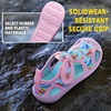 image:imageSTQ Kids Water Shoes Quick Dry Slip On Beach Swim Pool Sandals  Closed Toe Non Slip Lightweight Water Park Toddler Little KidPink Sailing Boat