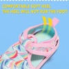 image:imageSTQ Kids Water Shoes Quick Dry Slip On Beach Swim Pool Sandals  Closed Toe Non Slip Lightweight Water Park Toddler Little KidPink Sailing Boat