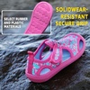 image:imageSTQ Kids Water Shoes Quick Dry Slip On Beach Swim Pool Sandals  Closed Toe Non Slip Lightweight Water Park Toddler Little KidRose Dolphin