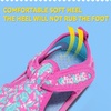 image:imageSTQ Kids Water Shoes Quick Dry Slip On Beach Swim Pool Sandals  Closed Toe Non Slip Lightweight Water Park Toddler Little KidRose Dolphin