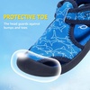 image:imageSTQ Kids Water Shoes Quick Dry Slip On Beach Swim Pool Sandals  Closed Toe Non Slip Lightweight Water Park Toddler Little KidRoyal Blue Shark