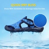 image:imageSTQ Kids Water Shoes Quick Dry Slip On Beach Swim Pool Sandals  Closed Toe Non Slip Lightweight Water Park Toddler Little KidRoyal Blue Shark