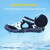 image:imageSTQ Kids Water Shoes Quick Dry Slip On Beach Swim Pool Sandals  Closed Toe Non Slip Lightweight Water Park Toddler Little KidLight Blue Whale