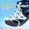 image:imageSTQ Kids Water Shoes Quick Dry Slip On Beach Swim Pool Sandals  Closed Toe Non Slip Lightweight Water Park Toddler Little KidLight Blue Whale