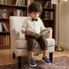 image:imageSTQ Toddler Dress Shoes Boys Wide Toe Box Loafers Boat for School Church  Barefoot ZeroDrop Hook and Loop Design Flexible NonSlip Sole amp Lightweight Reinforcement Upper for Uniform Wedding CasualNavy Brown