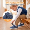 image:imageSTQ Toddler Dress Shoes Boys Wide Toe Box Loafers Boat for School Church  Barefoot ZeroDrop Hook and Loop Design Flexible NonSlip Sole amp Lightweight Reinforcement Upper for Uniform Wedding CasualDenim Blue