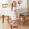 image:imageSTQ Wide Toe Box Toddler Mary Jane Dress Shoes Girl Ballet Flats  Wide toe box for natural splay Zerodrop barefoot sole Soft PU upper Hook amp loop Tstrap Nonslip TPR outsoleRed