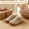 image:imageSTQ Wide Toe Box Toddler Mary Jane Dress Shoes Girl Ballet Flats  Wide toe box for natural splay Zerodrop barefoot sole Soft PU upper Hook amp loop Tstrap Nonslip TPR outsoleSand