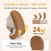 image:imageSTQ Wide Toe Box Toddler Mary Jane Dress Shoes Girl Ballet Flats  Wide toe box for natural splay Zerodrop barefoot sole Soft PU upper Hook amp loop Tstrap Nonslip TPR outsoleSand