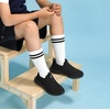 image:imageSTQ Kids Shoes Girls Boys Lightweight Slip on Walking Sneakers  Cushioned amp NonSlip Sole Breathable Lightweight amp Flexible Mesh Ideal for Walking Running Gym and Fitness TrainingAll Black