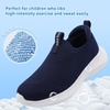 image:imageSTQ Kids Shoes Girls Boys Lightweight Slip on Walking Sneakers  Cushioned amp NonSlip Sole Breathable Lightweight amp Flexible Mesh Ideal for Walking Running Gym and Fitness TrainingNavy