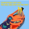 image:imageSTQ Kids Water Shoes Quick Dry Slip On Beach Swim Pool SandalsNavy Orange Dinosaur