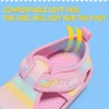 image:imageSTQ Kids Water Shoes Quick Dry Slip On Beach Swim Pool SandalsPink Rainbow