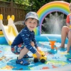 image:imageSTQ Kids Water Shoes Quick Dry Slip On Beach Swim Pool SandalsRoyal Blue Shark