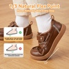 image:imageSTQ Toddler Dress Shoes Boys Wide Toe Box Loafers Boat for School ChurchBrown