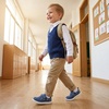 image:imageSTQ Toddler Dress Shoes Boys Wide Toe Box Loafers Boat for School ChurchDenim Blue