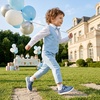 image:imageSTQ Toddler Dress Shoes Boys Wide Toe Box Loafers Boat for School ChurchDenim Blue