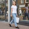 image:imageSTQ Women Slip On Shoes Low Top Canvas SneakersAll Black
