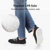 image:imageSTQ Women Slip On Shoes Low Top Canvas SneakersBlack White