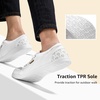 image:imageSTQ Women Slip On Shoes Low Top Canvas SneakersWhite Floral